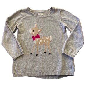 The Children's Place Gray Deer Sweater Size 5 Years